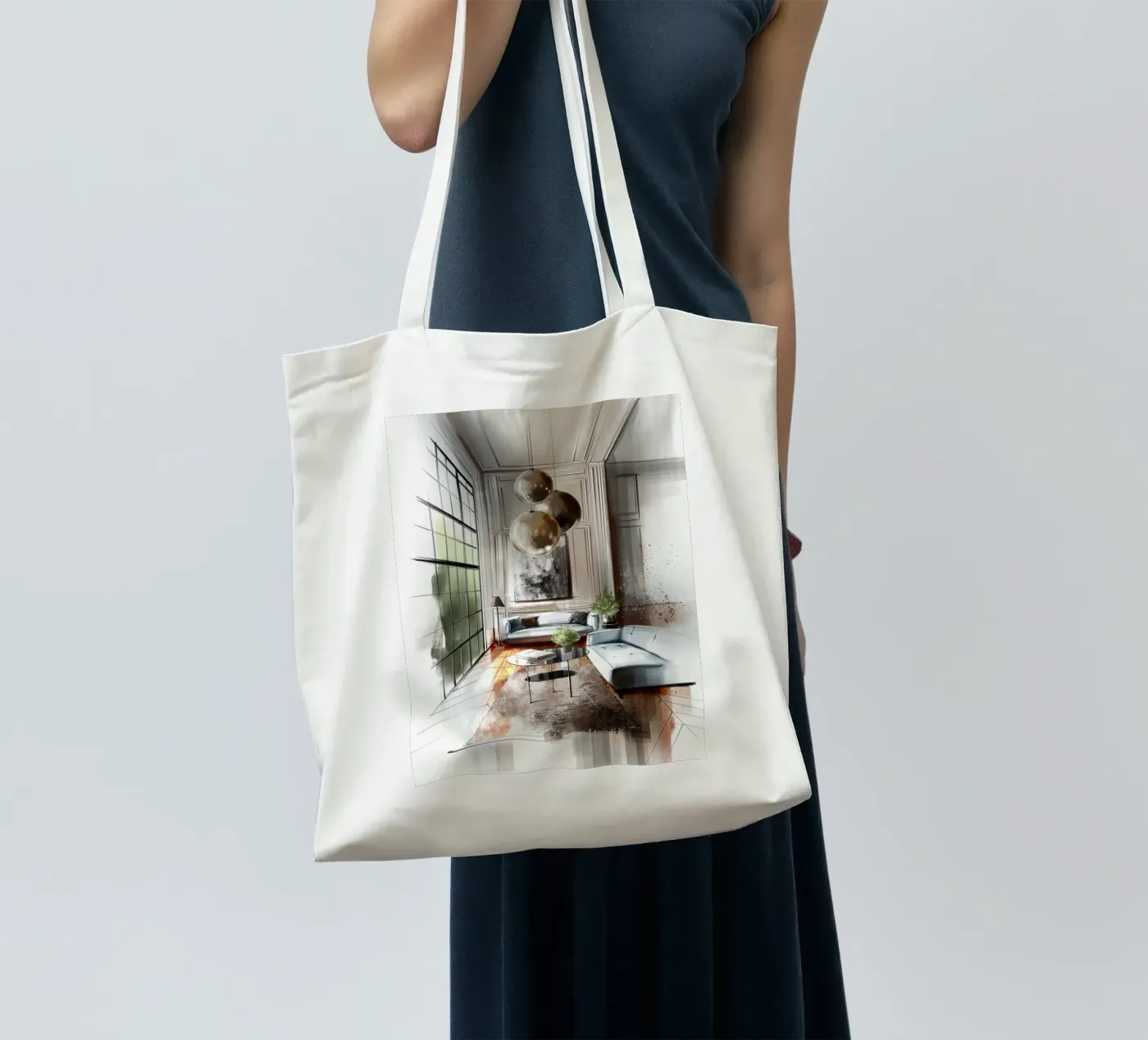 Interior tote bag by by elle arts