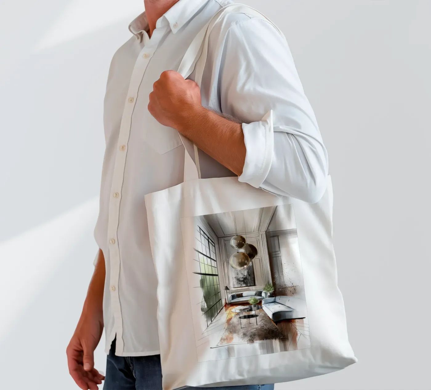 Interior tote bag by by elle arts