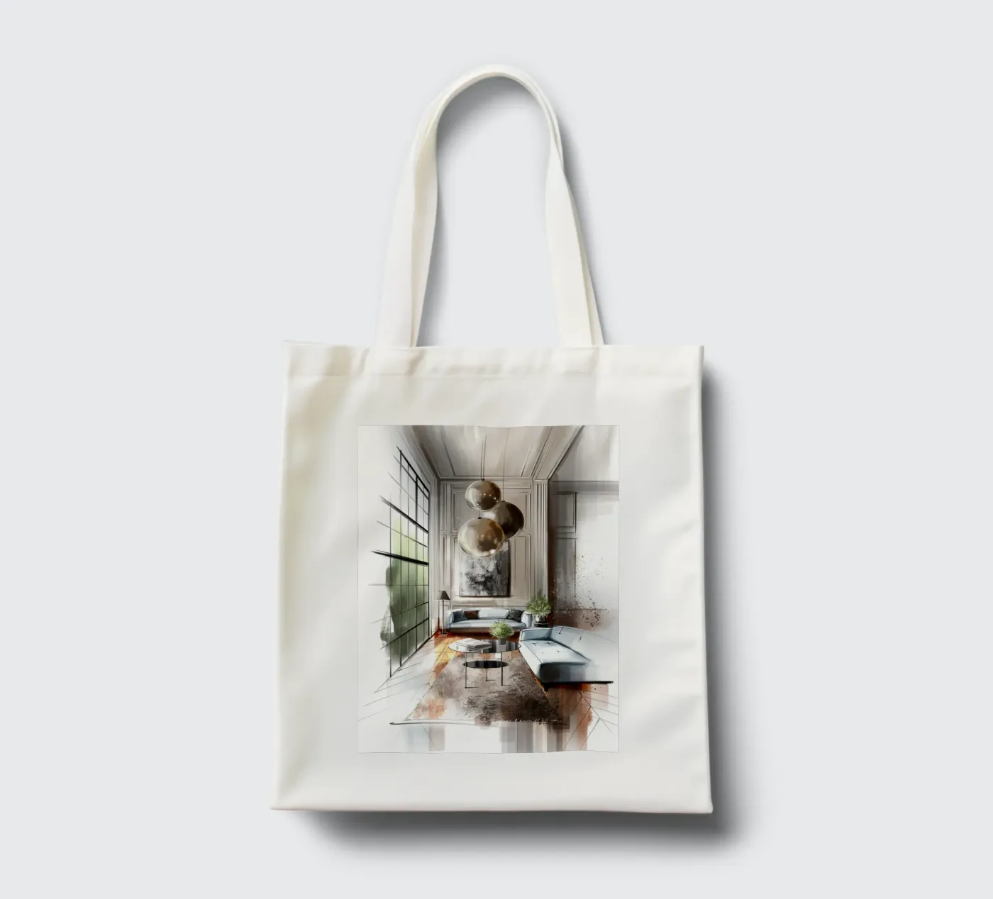 Interior tote bag by by elle arts