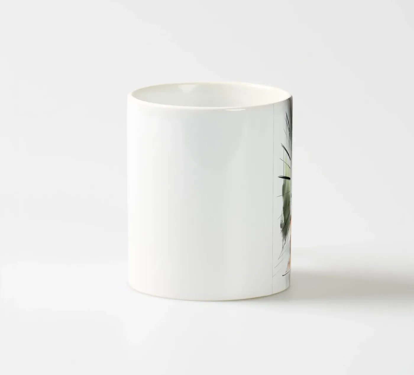 Interior ceramic mug by by elle arts