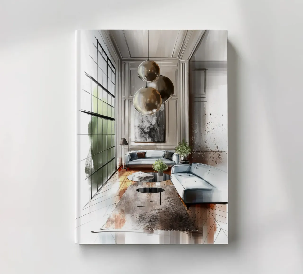 Interior notebook by sketch_visual_studio