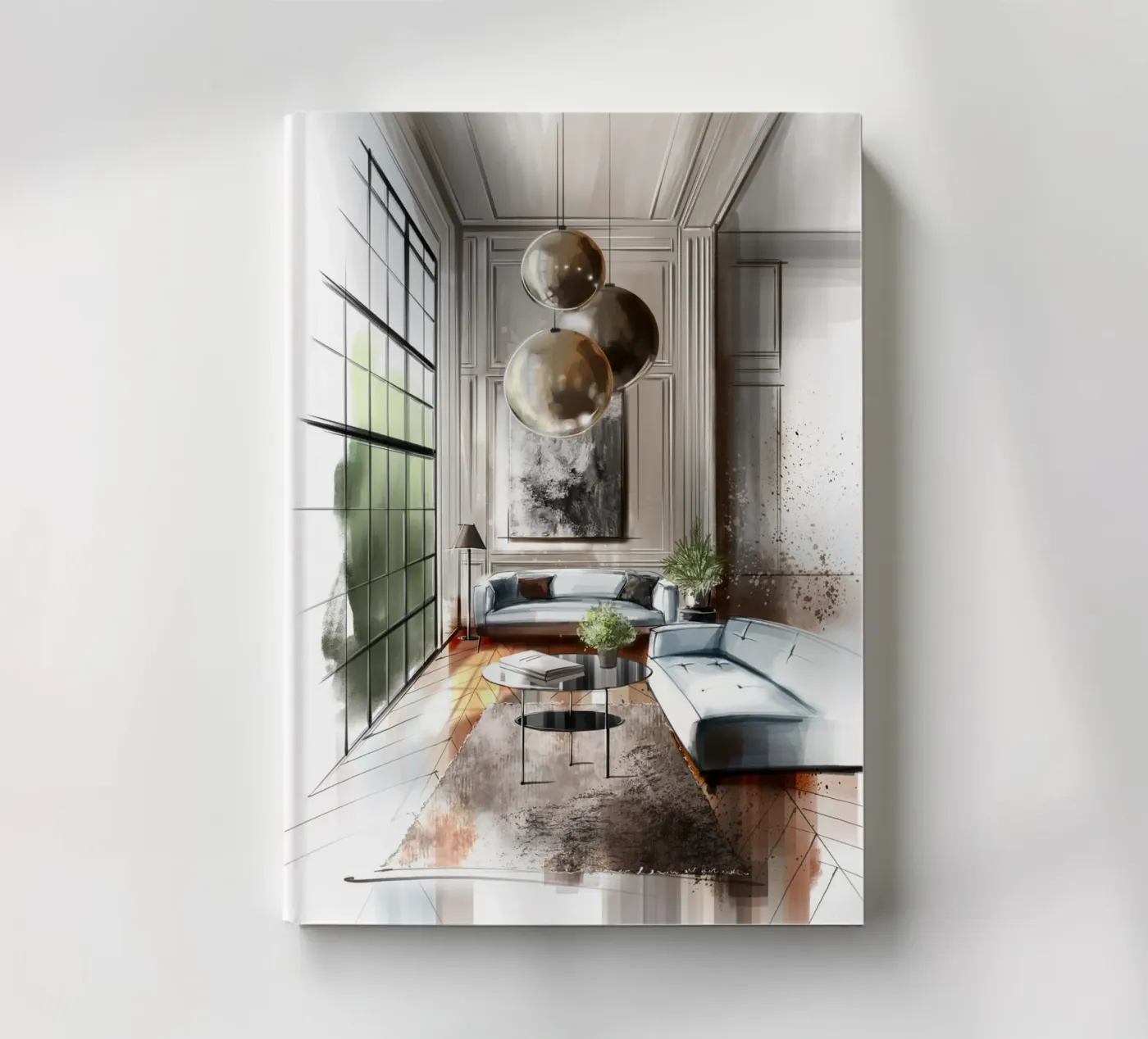 Interior notebook by by elle arts