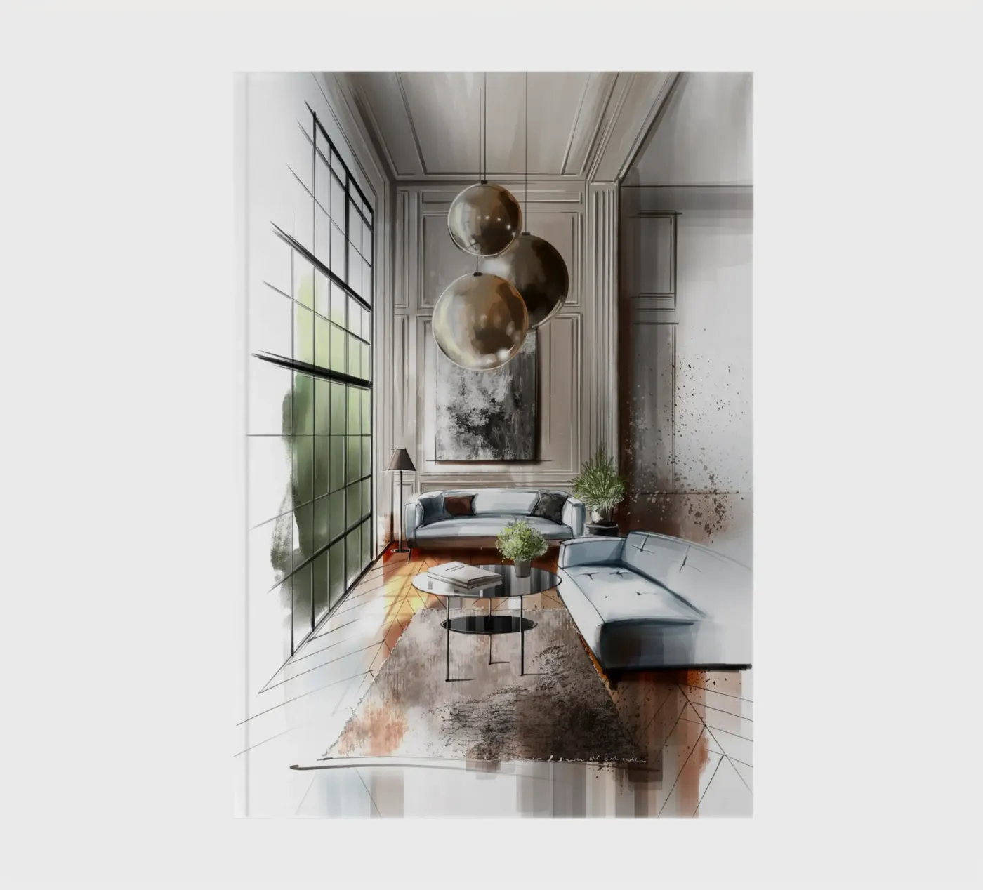 Interior notebook by by elle arts