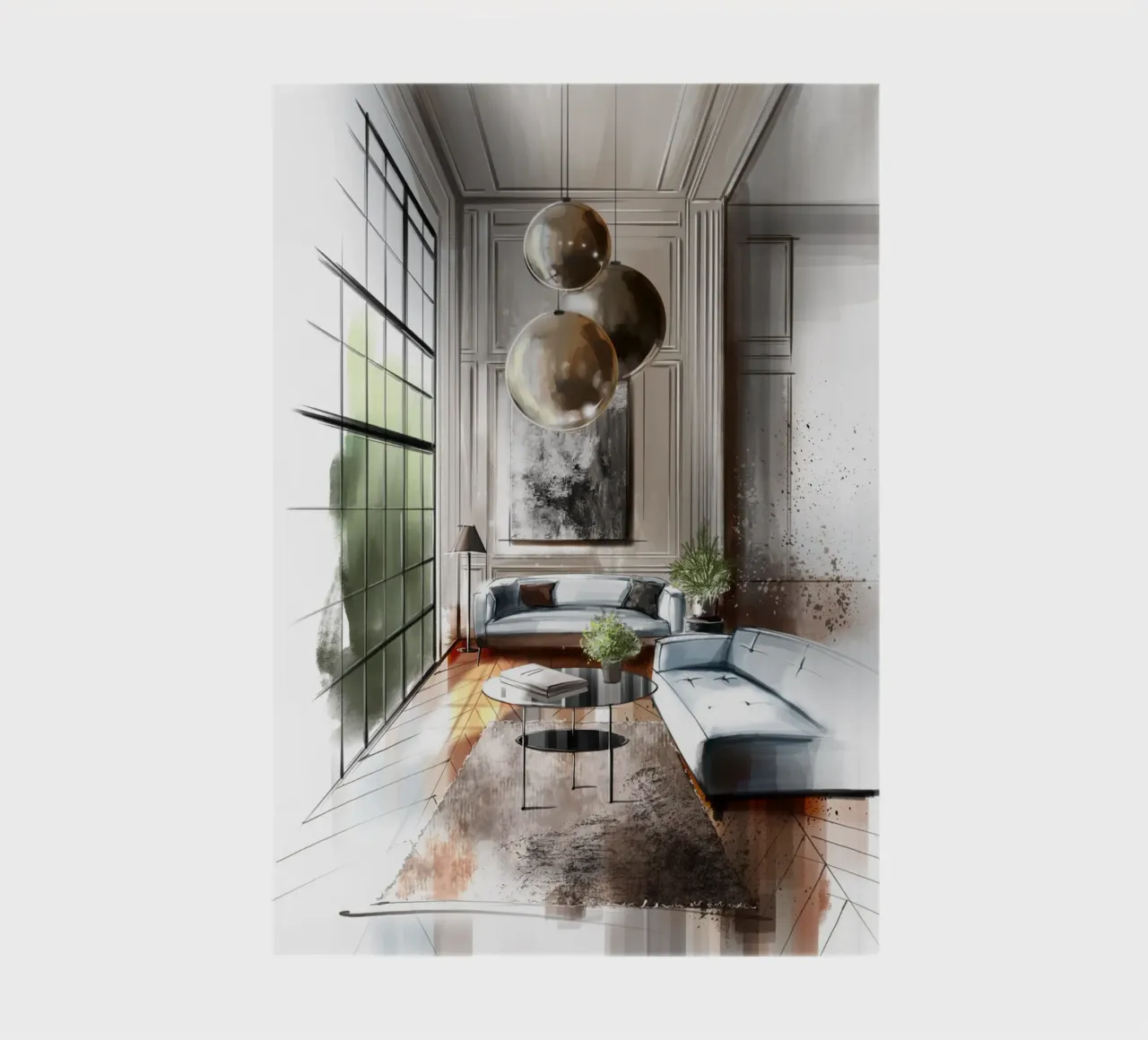 Interior notebook by sketch_visual_studio