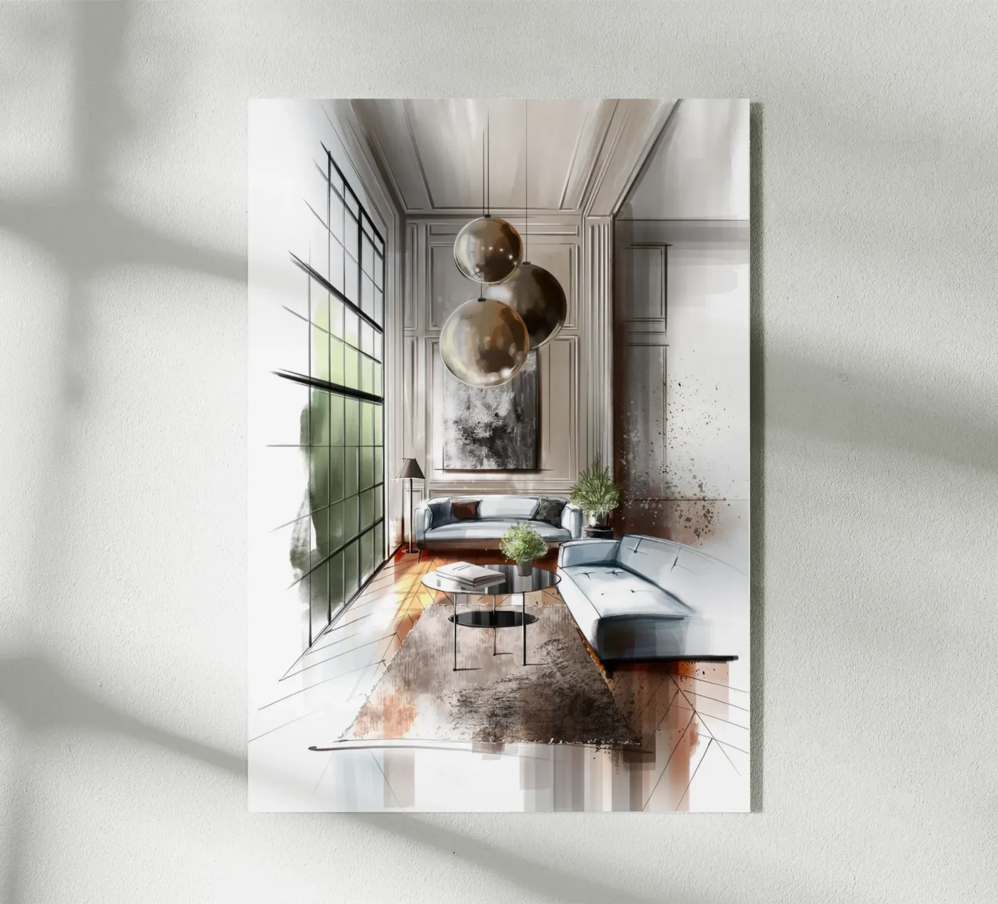 Interior plexiglas de by elle arts