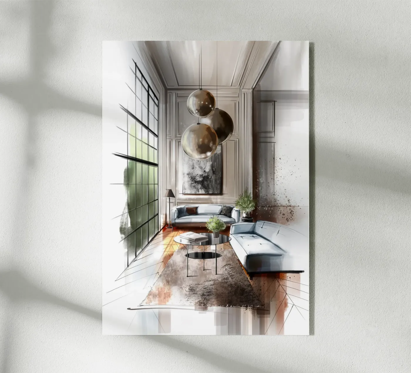 Interior plexiglass da by elle arts