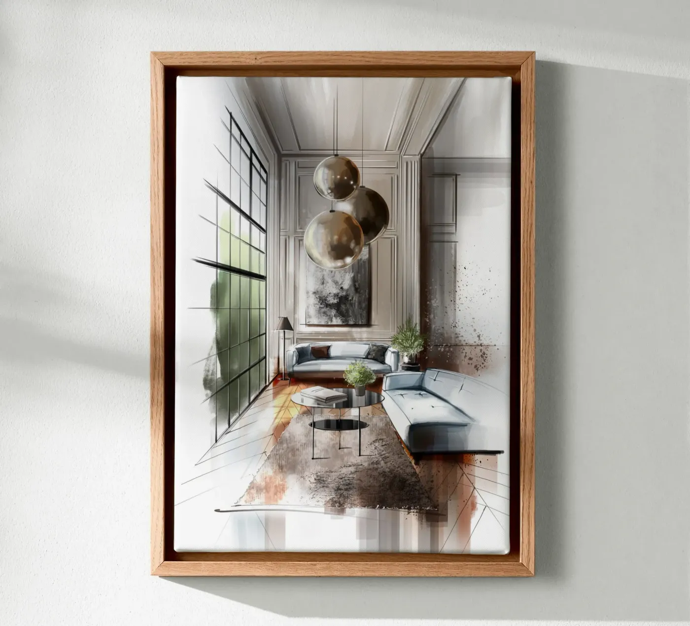 Interior canvas van by elle arts