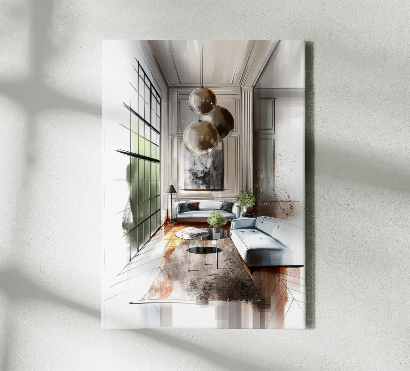 Interior canvas van by elle arts