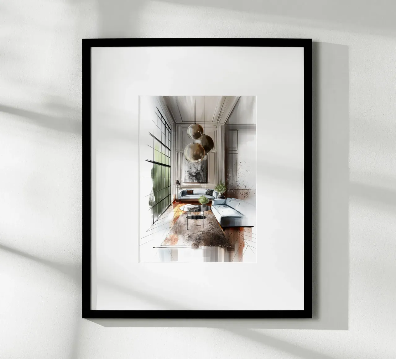 Interior poster van sketch_visual_studio