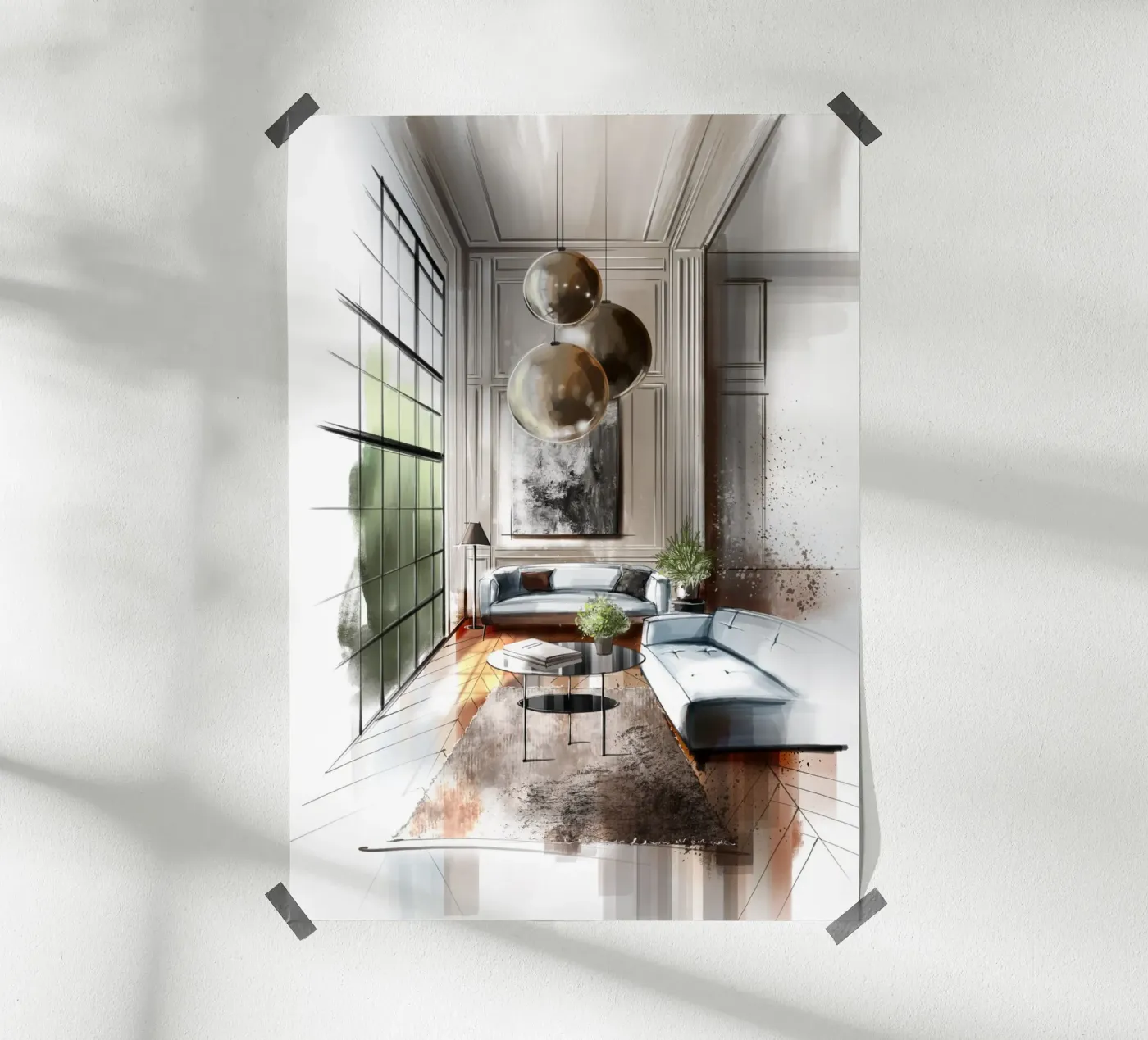 Interior poster da by elle arts