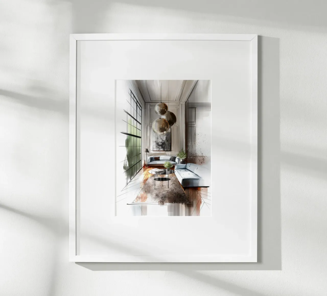 Interior poster van sketch_visual_studio