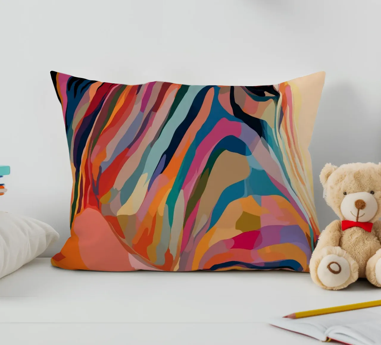 Zebra colorata cuscino da Pictura