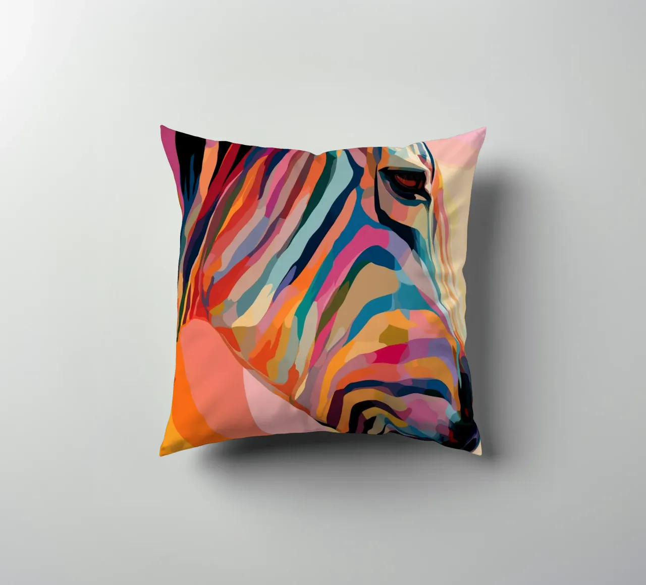 Zebra colorata cuscino da Pictura