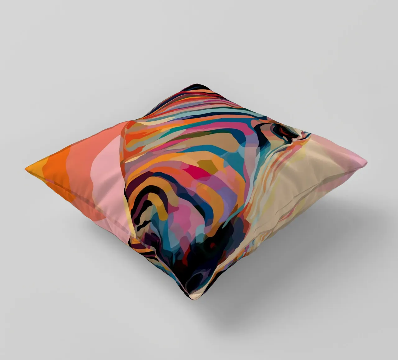 Zebra colorata cuscino da Pictura