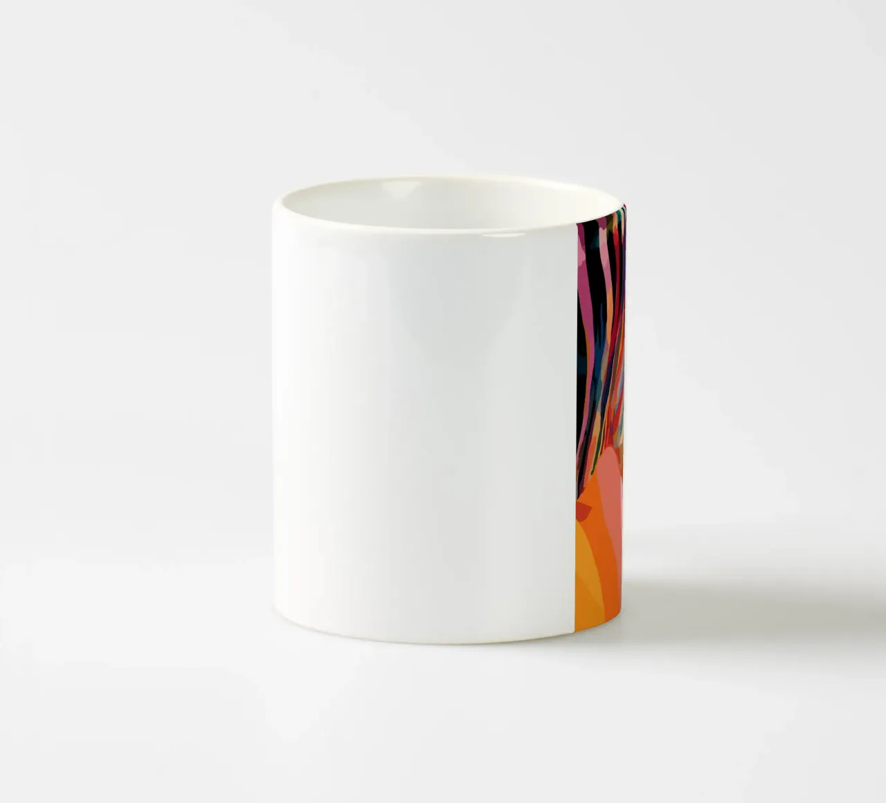 Zebra colorata tazza in ceramica da Pictura