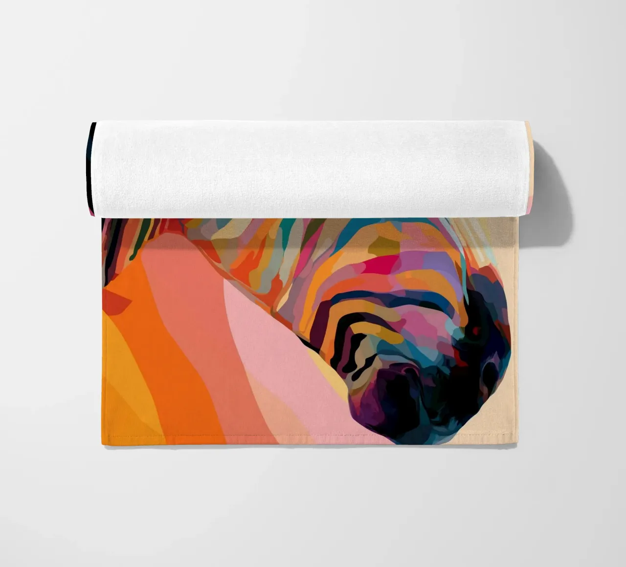 Zebra colorata telo mare da Pictura