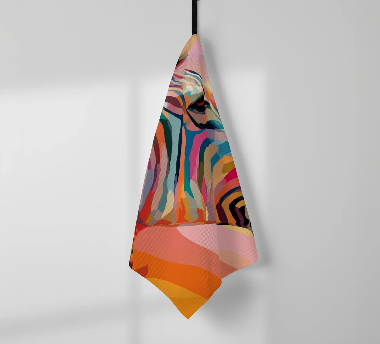 Zebra colorata canovaccio da cucina da Pictura