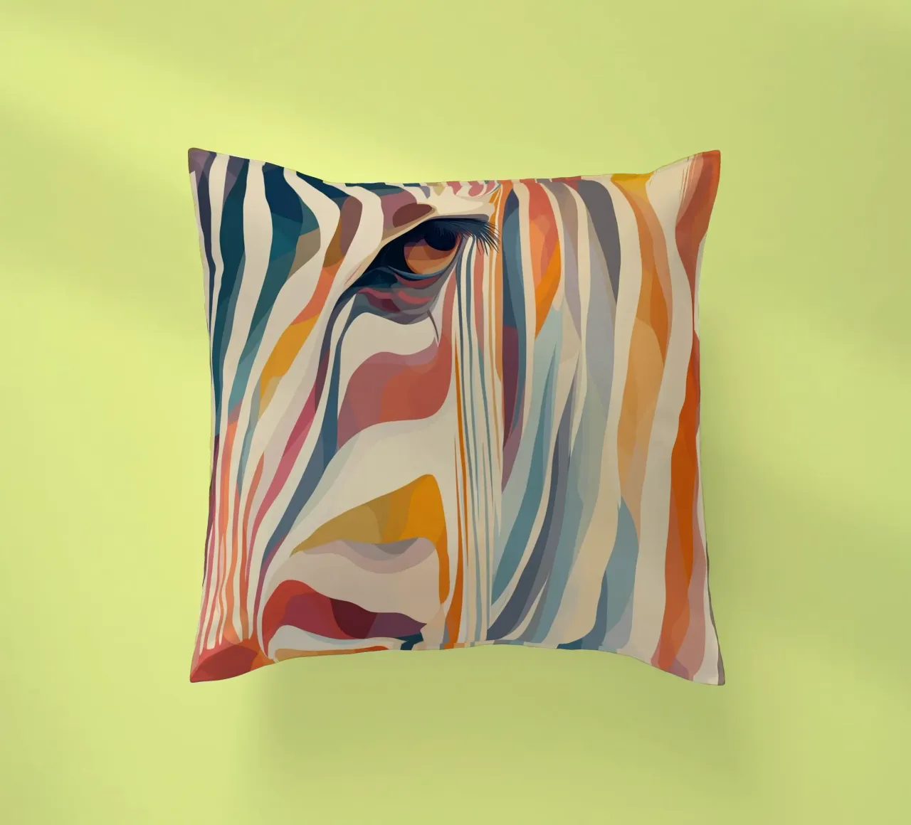 Zebra in tanti colori cuscino da Pictura