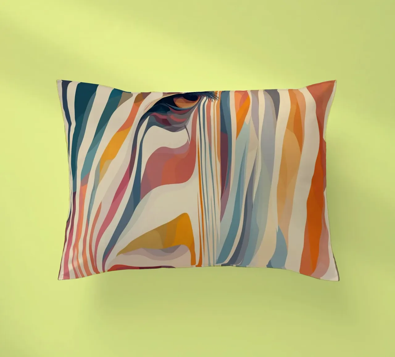 Zebra in tanti colori cuscino da Pictura