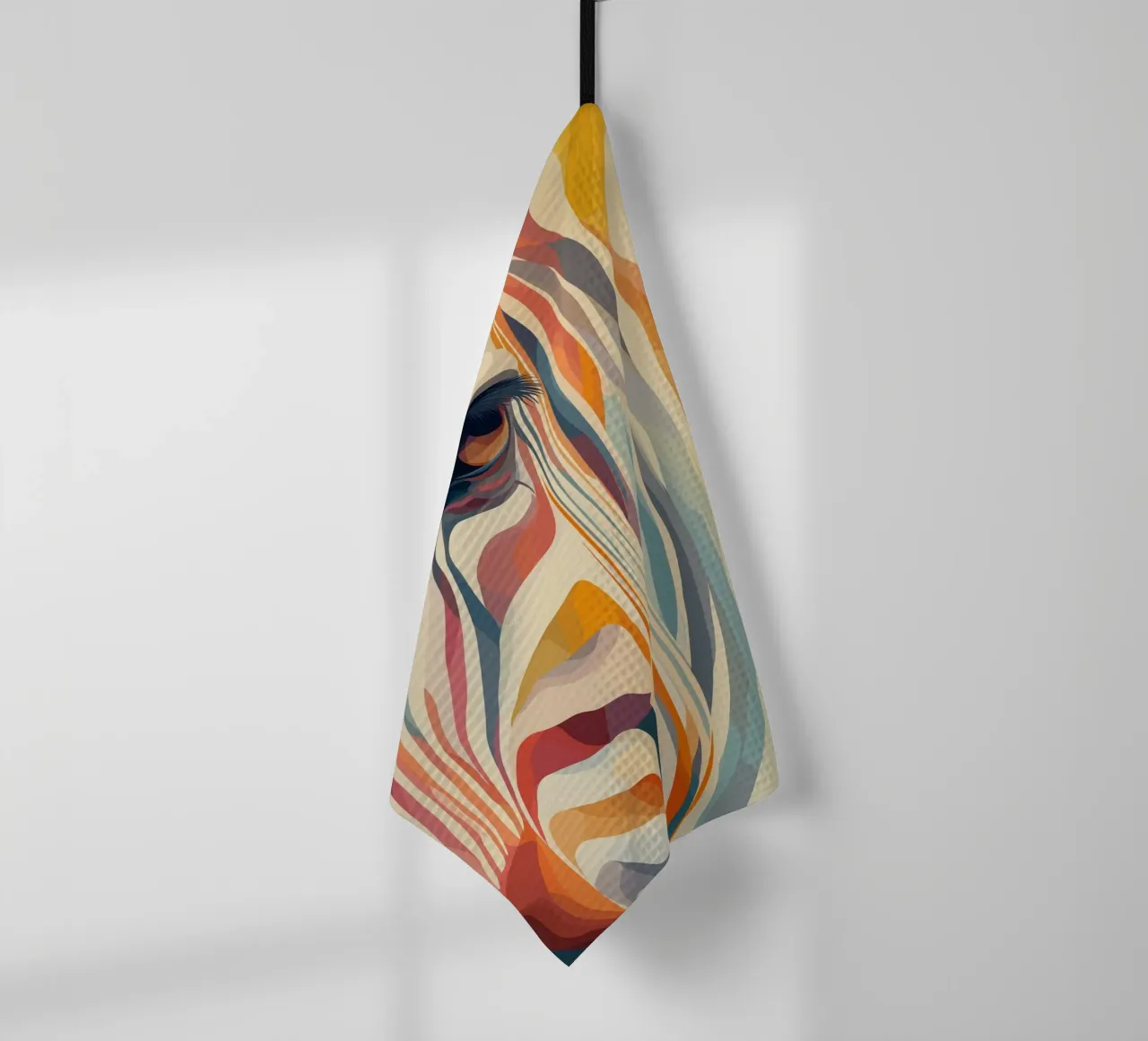 Zebra in tanti colori canovaccio da cucina da Pictura