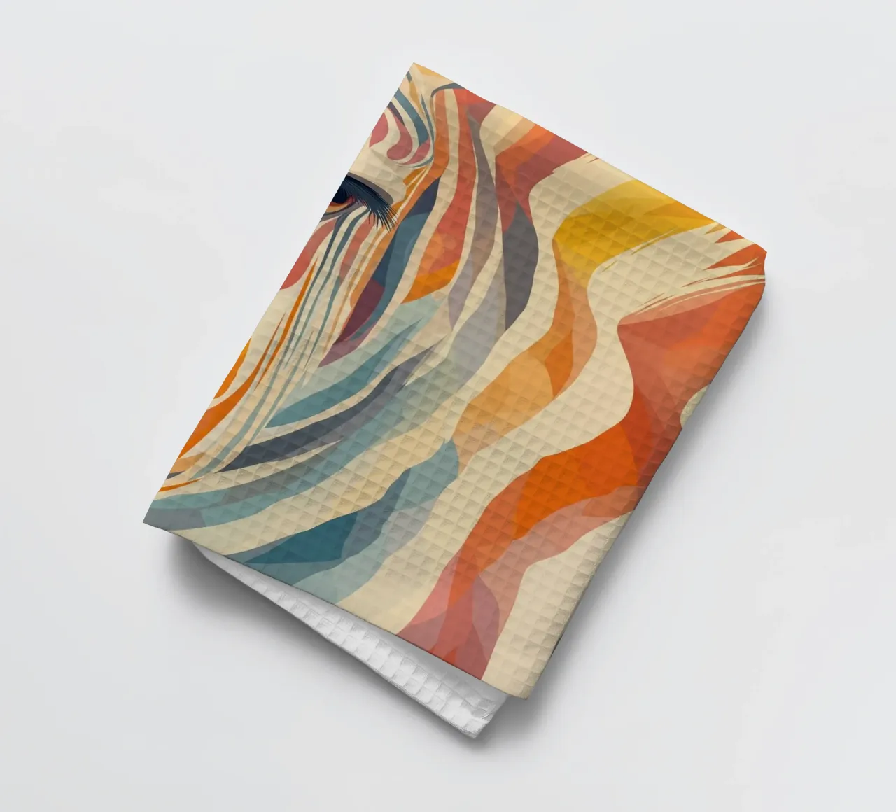 Zebra in tanti colori canovaccio da cucina da Pictura