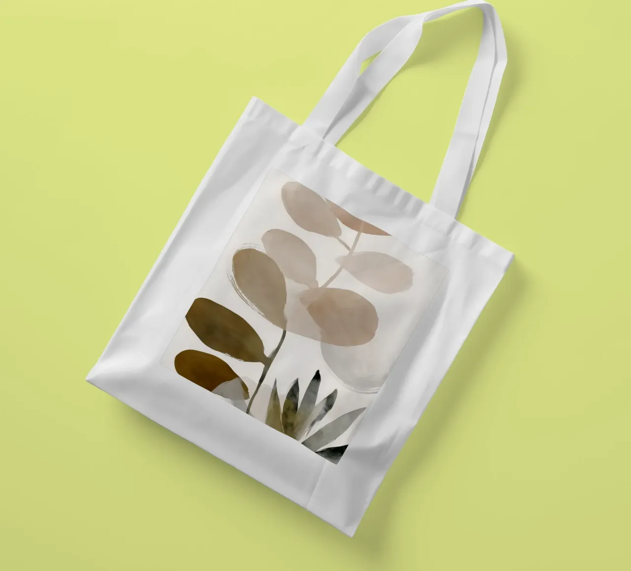 Zachte eucalyptus schaduwen jute draagtas van Seed & Signal