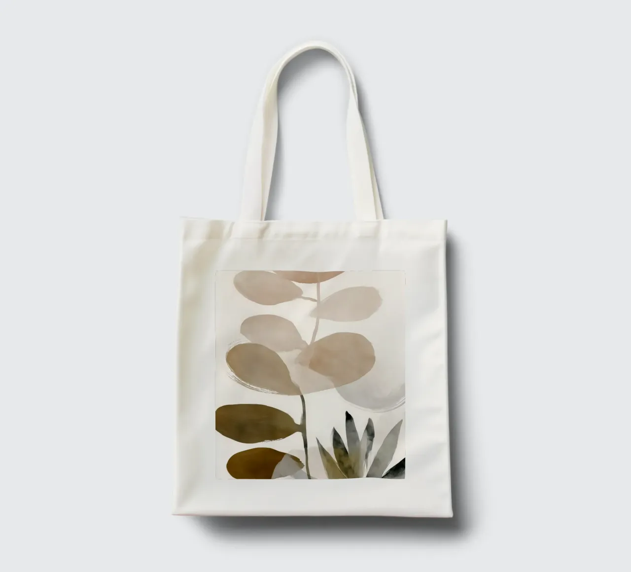 Zachte eucalyptus schaduwen jute draagtas van Seed & Signal