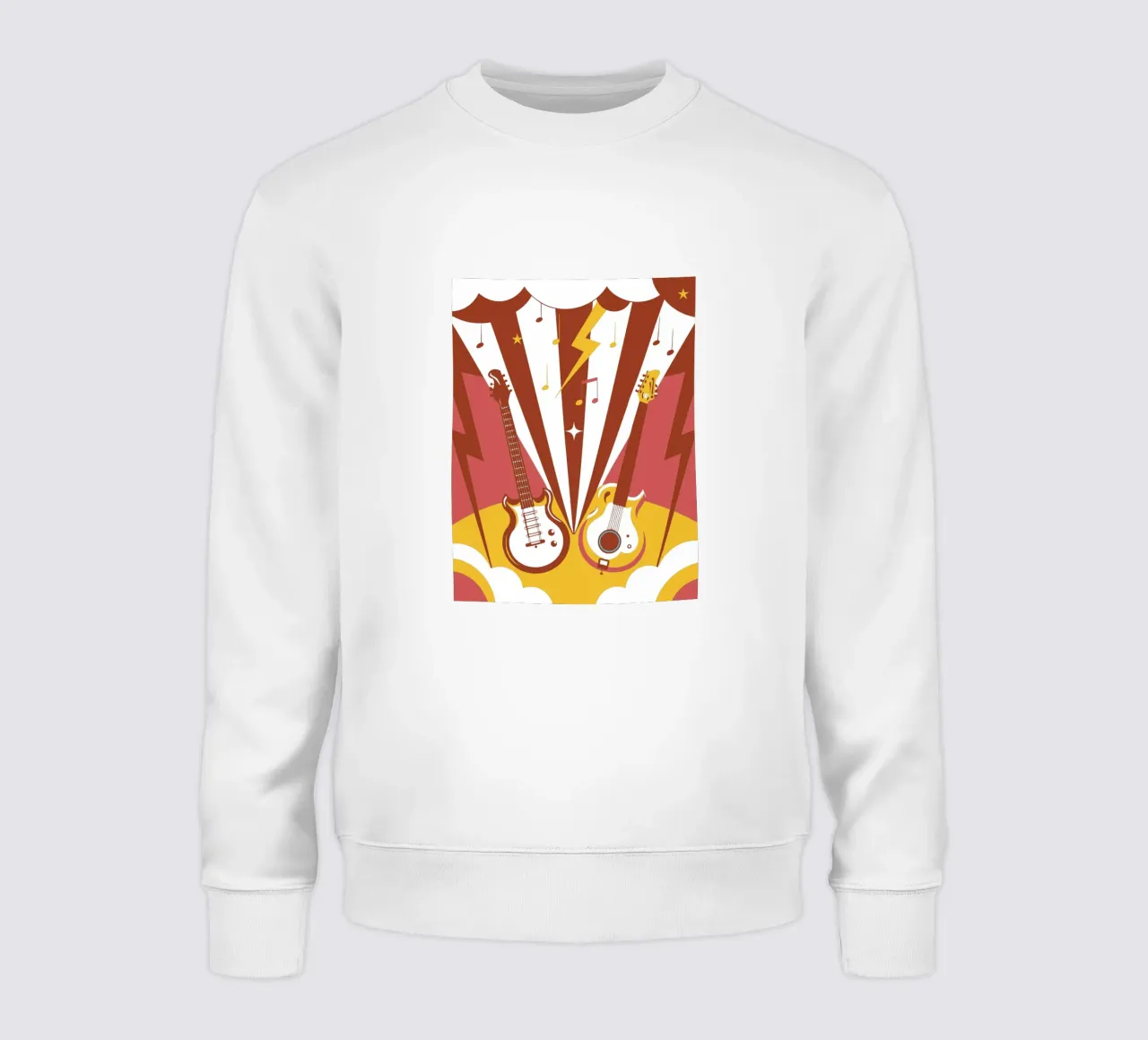 Due chitarre felpa da STORE PRESENCE