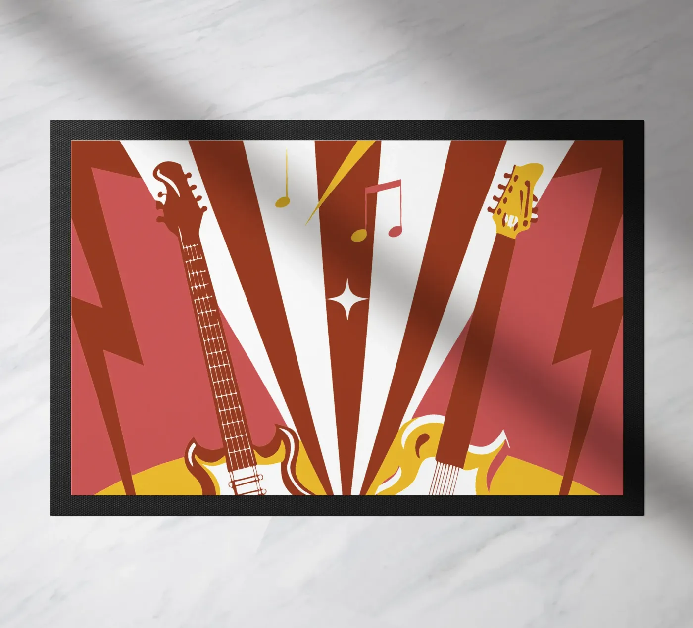 Twee gitaren deurmat van STORE PRESENCE