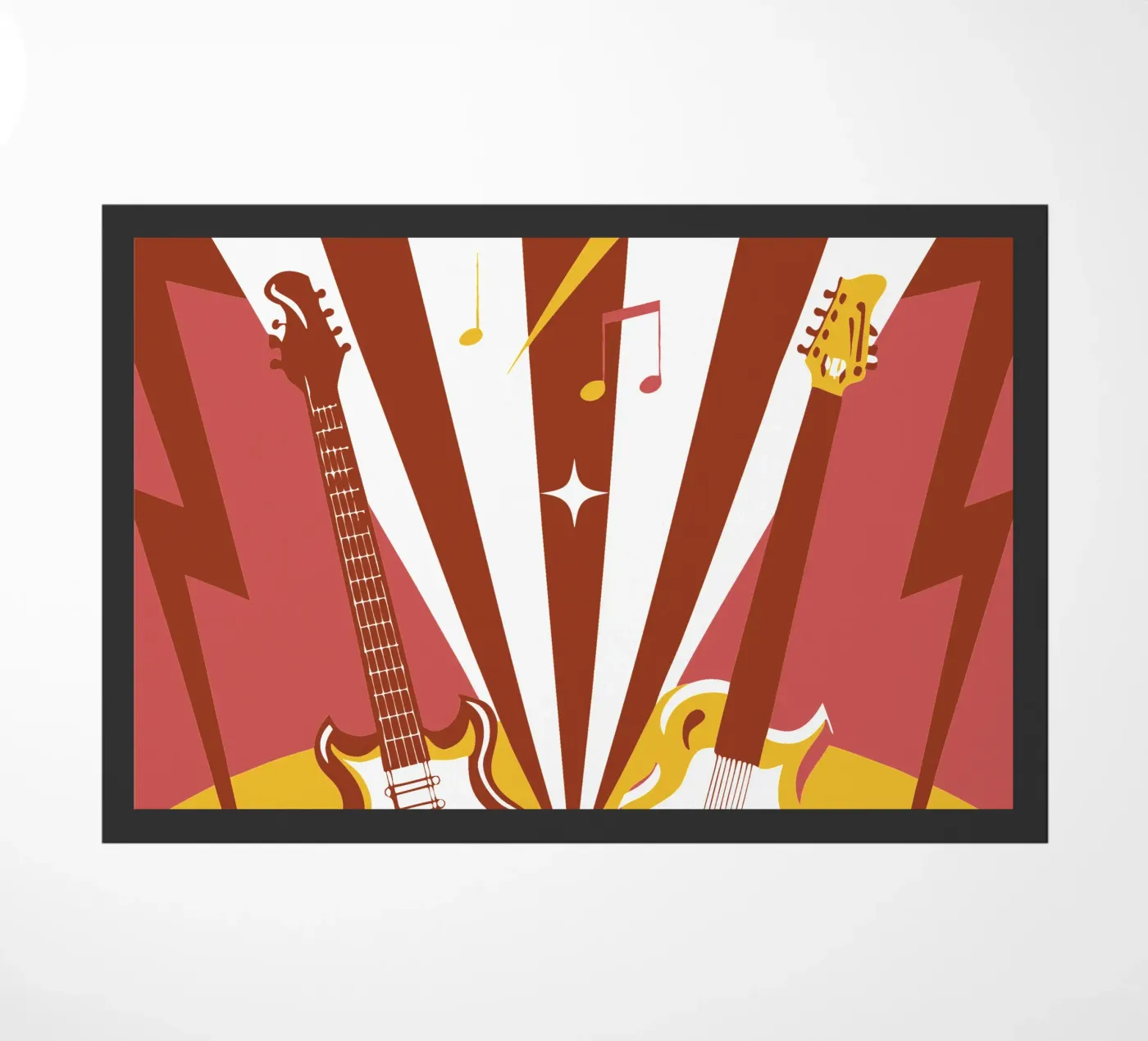 Twee gitaren deurmat van STORE PRESENCE