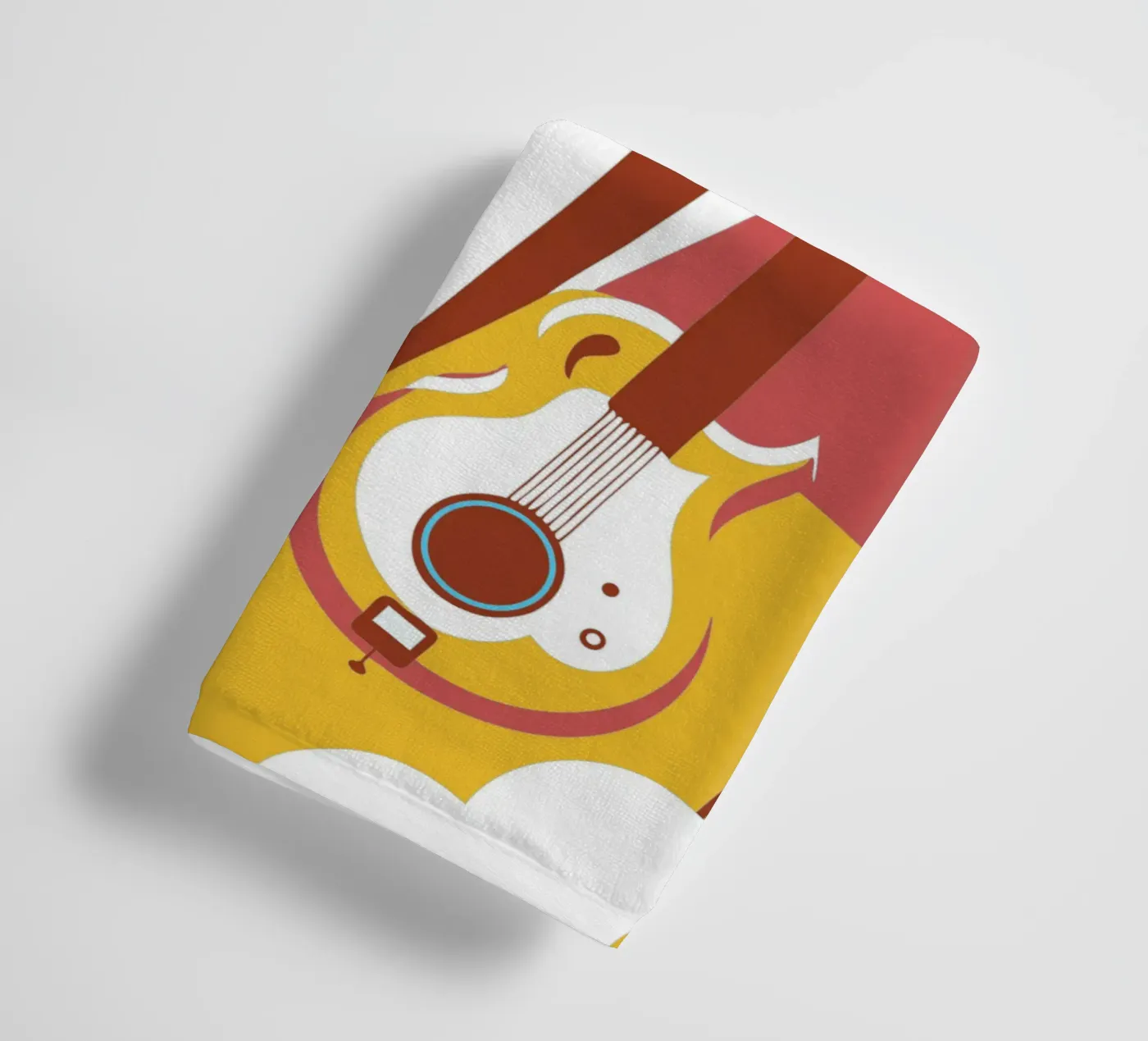 Twee gitaren badhanddoek van STORE PRESENCE