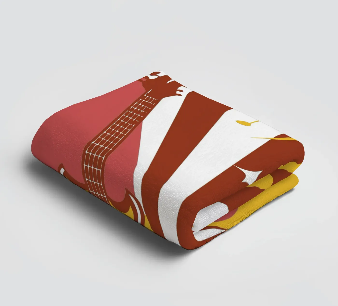 Twee gitaren badhanddoek van STORE PRESENCE