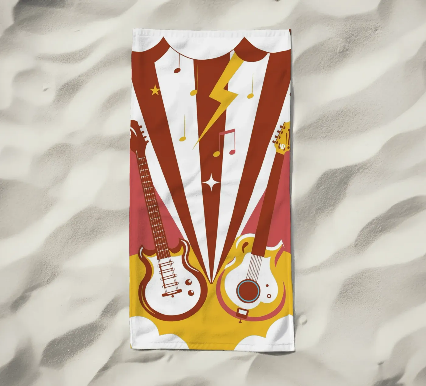 Due chitarre telo mare da STORE PRESENCE