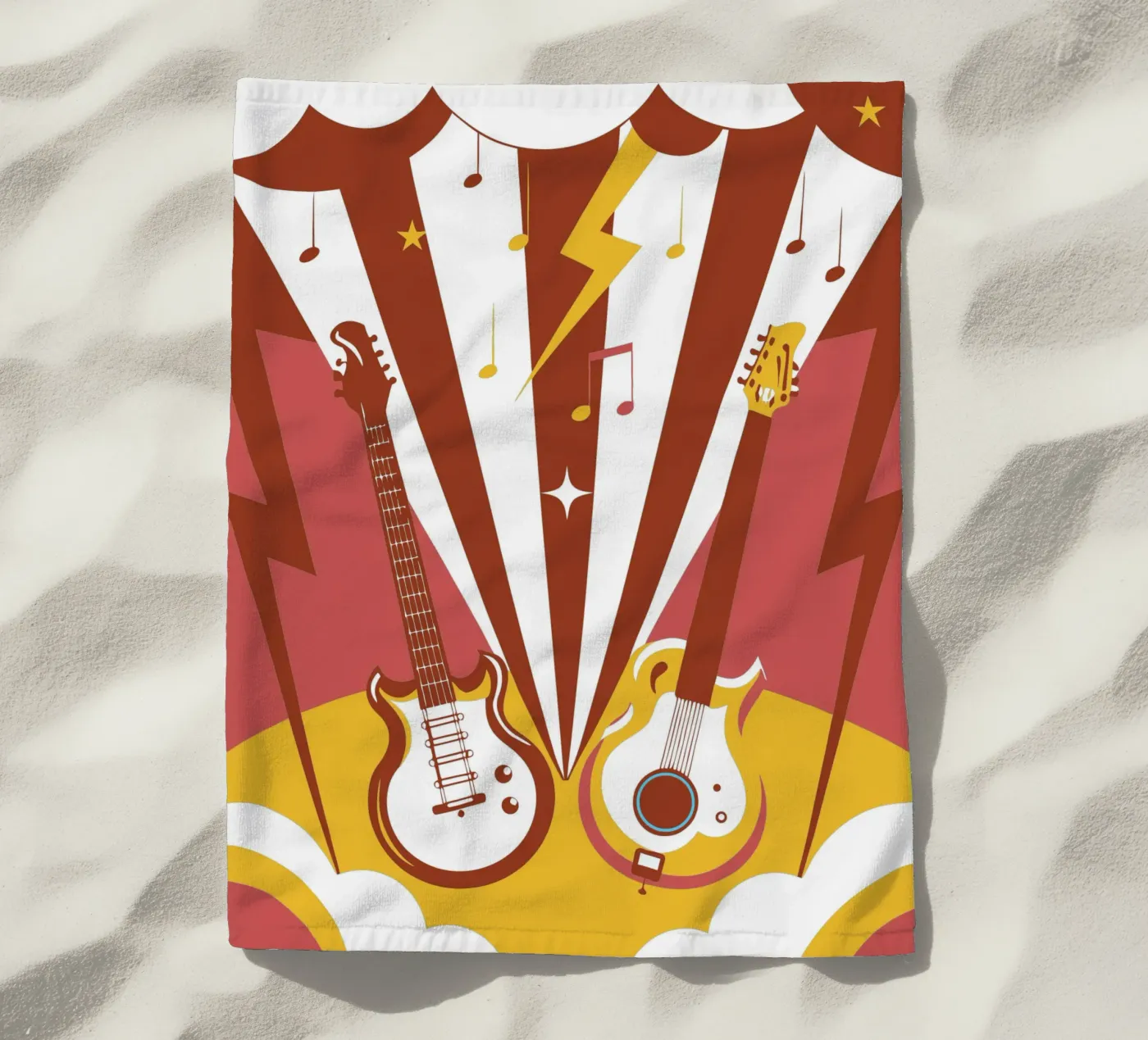 Due chitarre telo mare da STORE PRESENCE