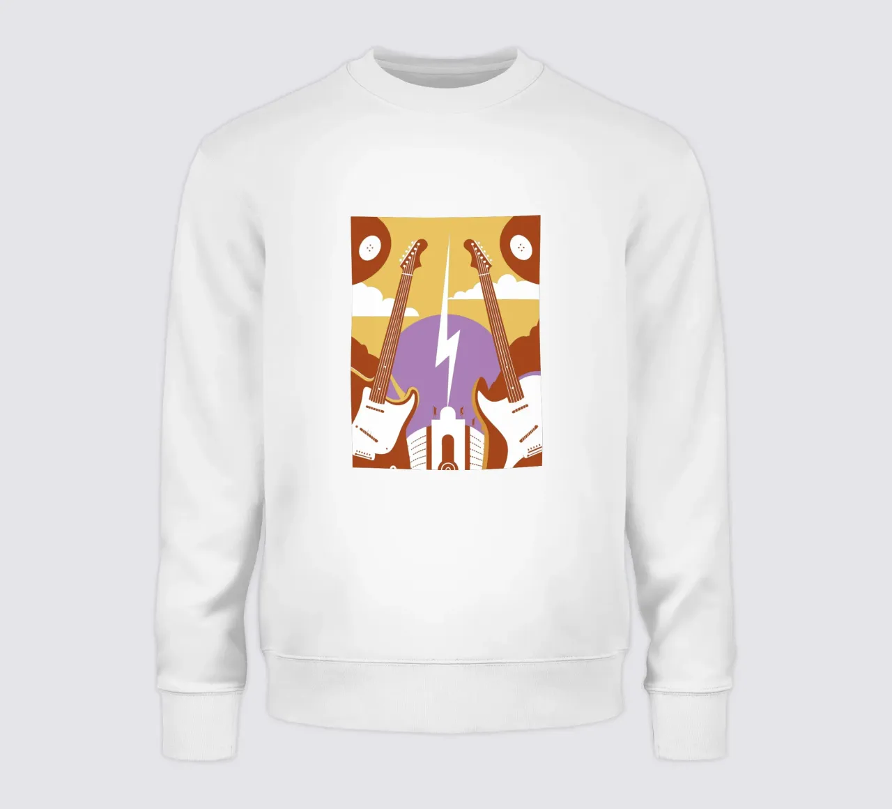 Two Guitars sweatshirt by STORE PRESENCE