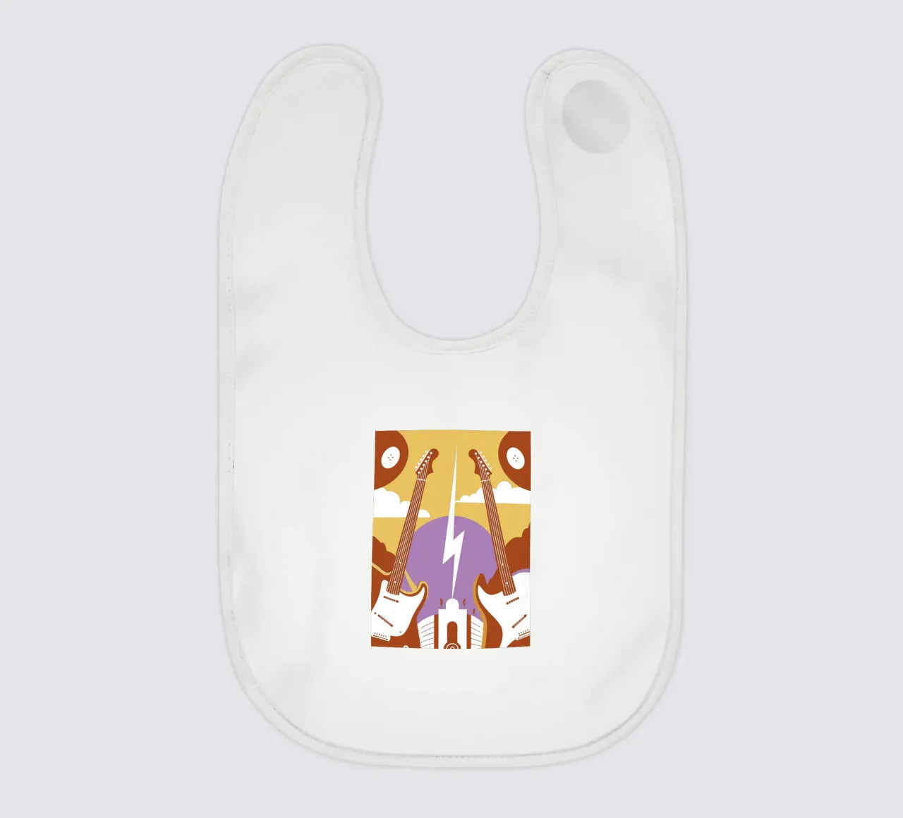 Two Guitars bavaglino da STORE PRESENCE