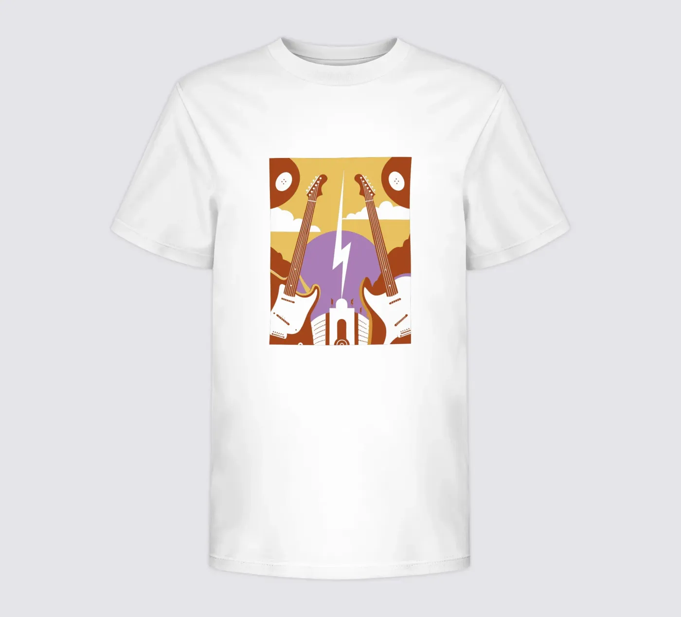 Twee gitaren kinder t-shirt van STORE PRESENCE