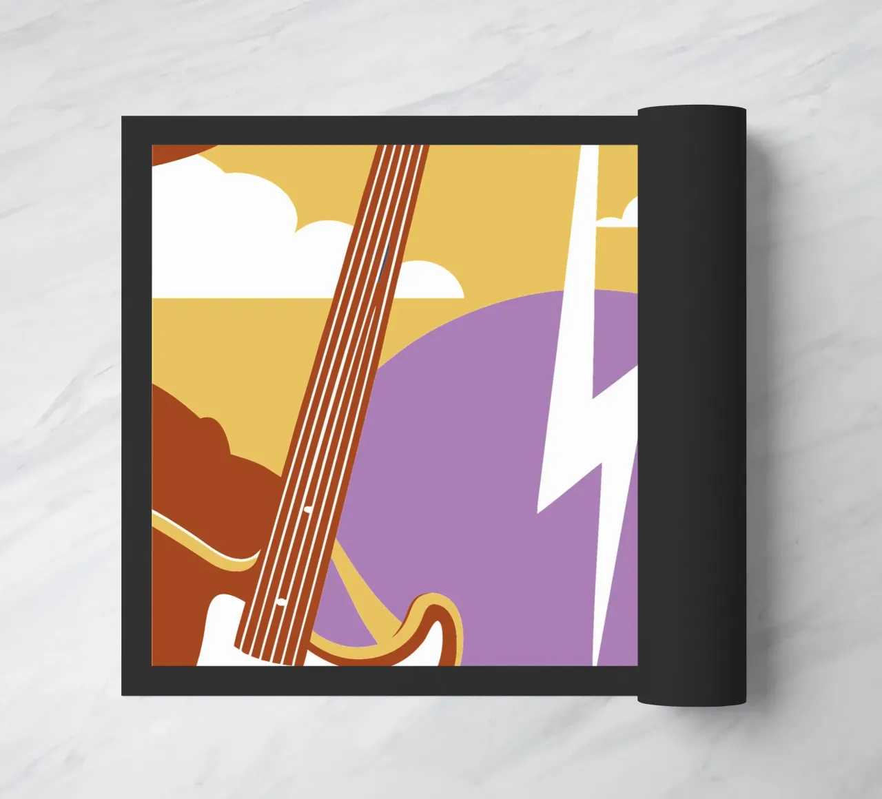 Two Guitars doormat by STORE PRESENCE