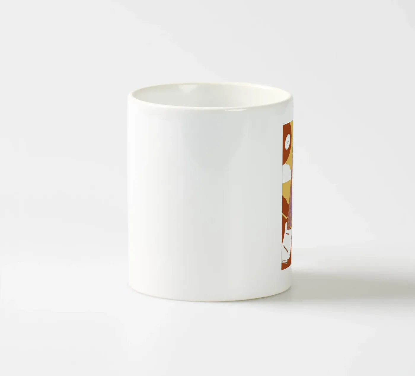 Two Guitars ceramic mug by STORE PRESENCE