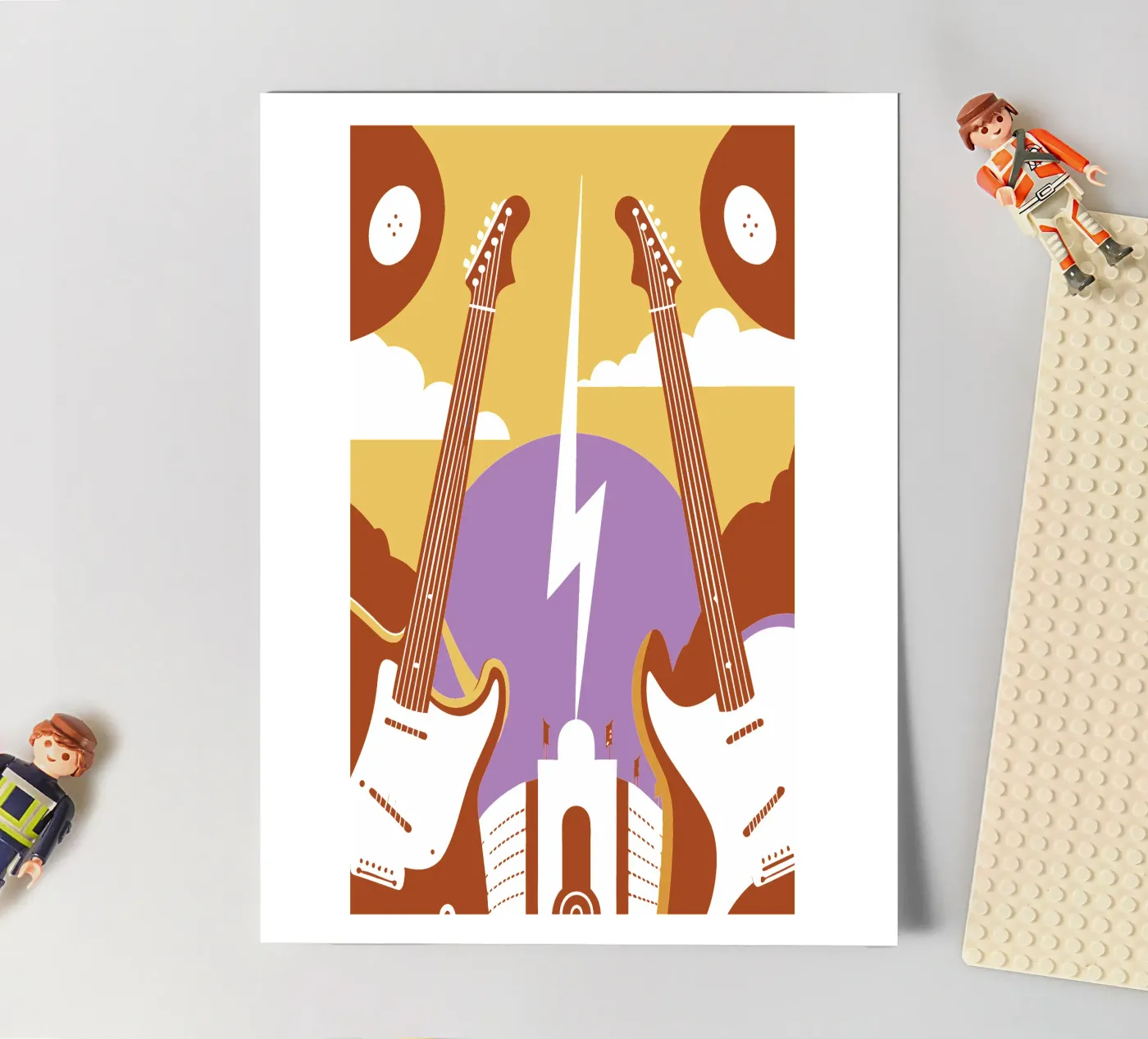 Two Guitars sticker sheet by STORE PRESENCE