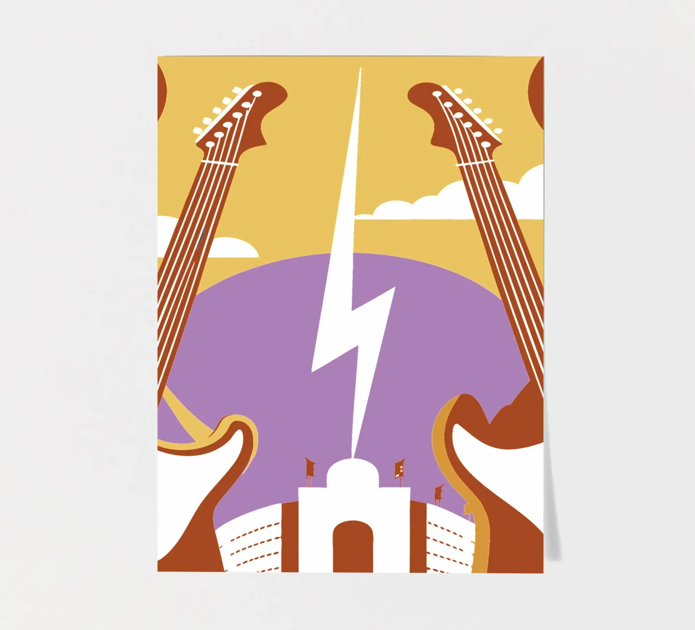 Two Guitars sticker sheet by STORE PRESENCE
