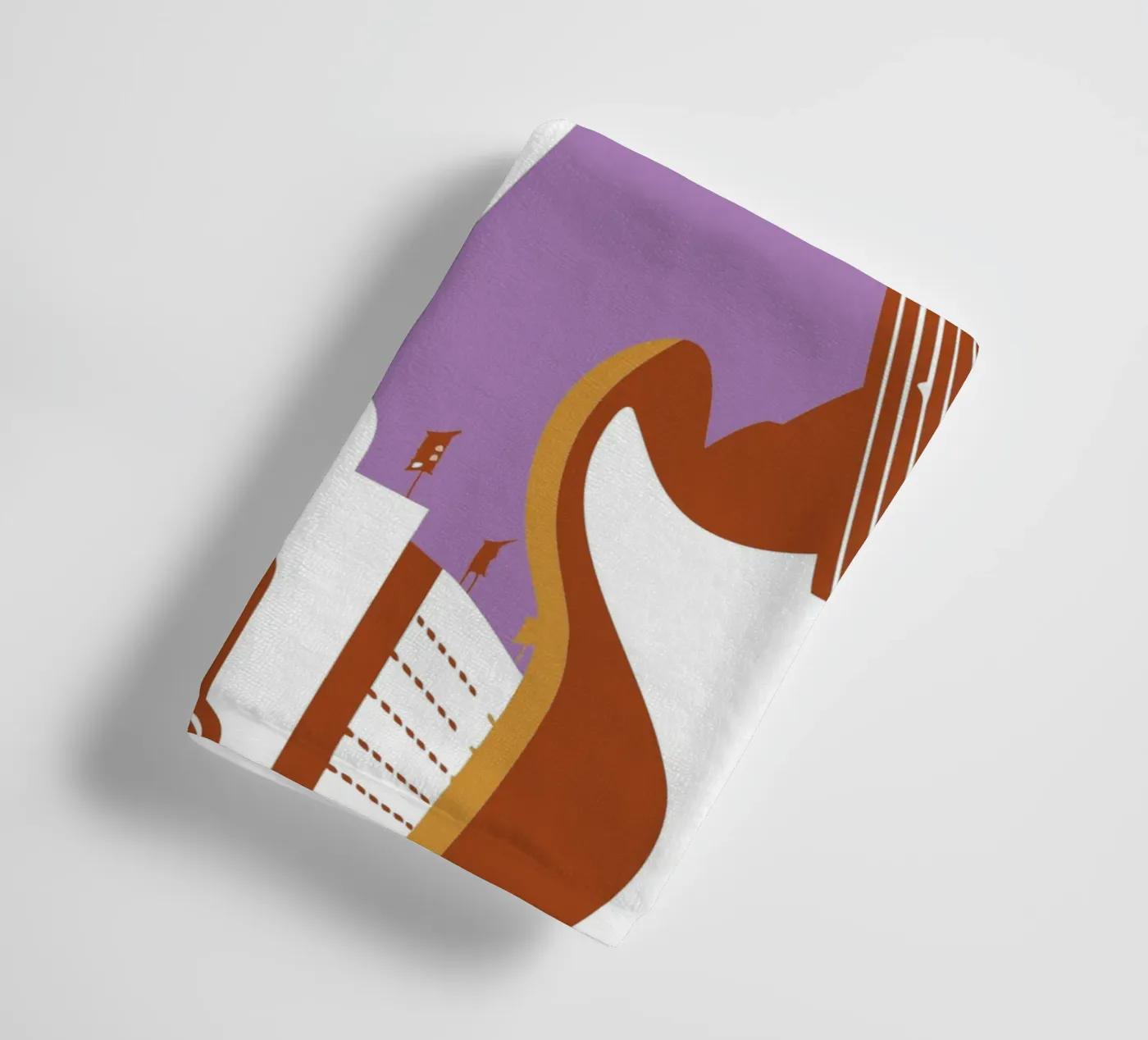 Two Guitars towel by STORE PRESENCE