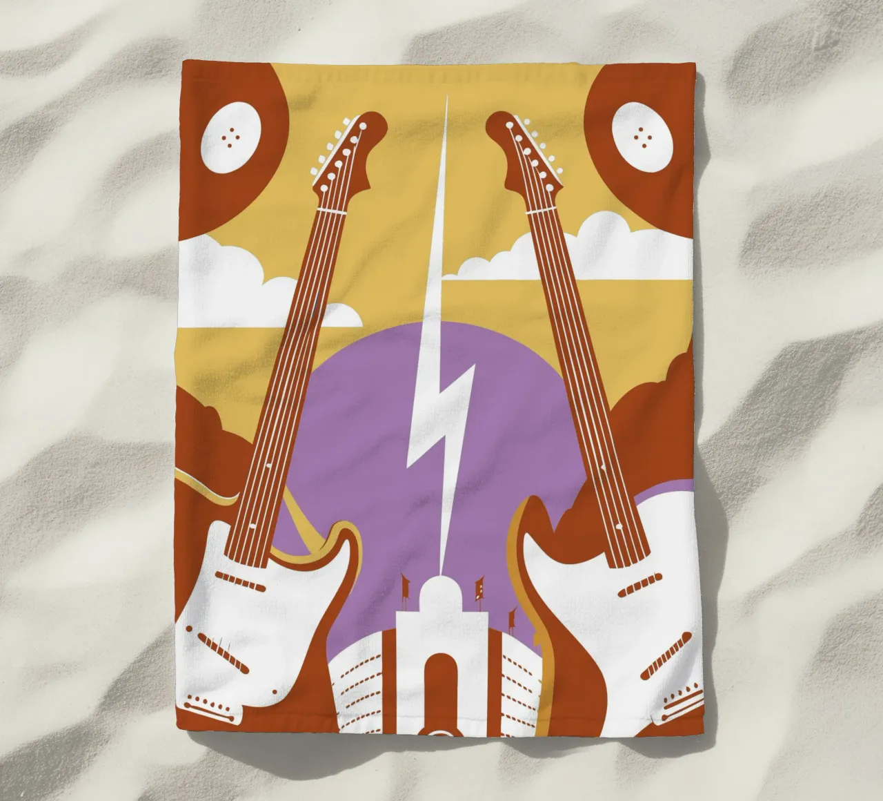 Due chitarre telo mare da STORE PRESENCE