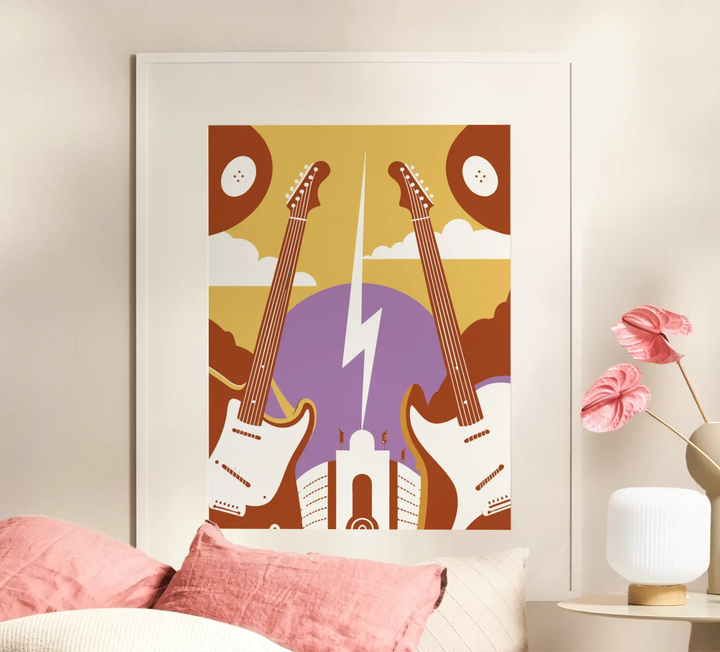 Two Guitars poster by STORE PRESENCE