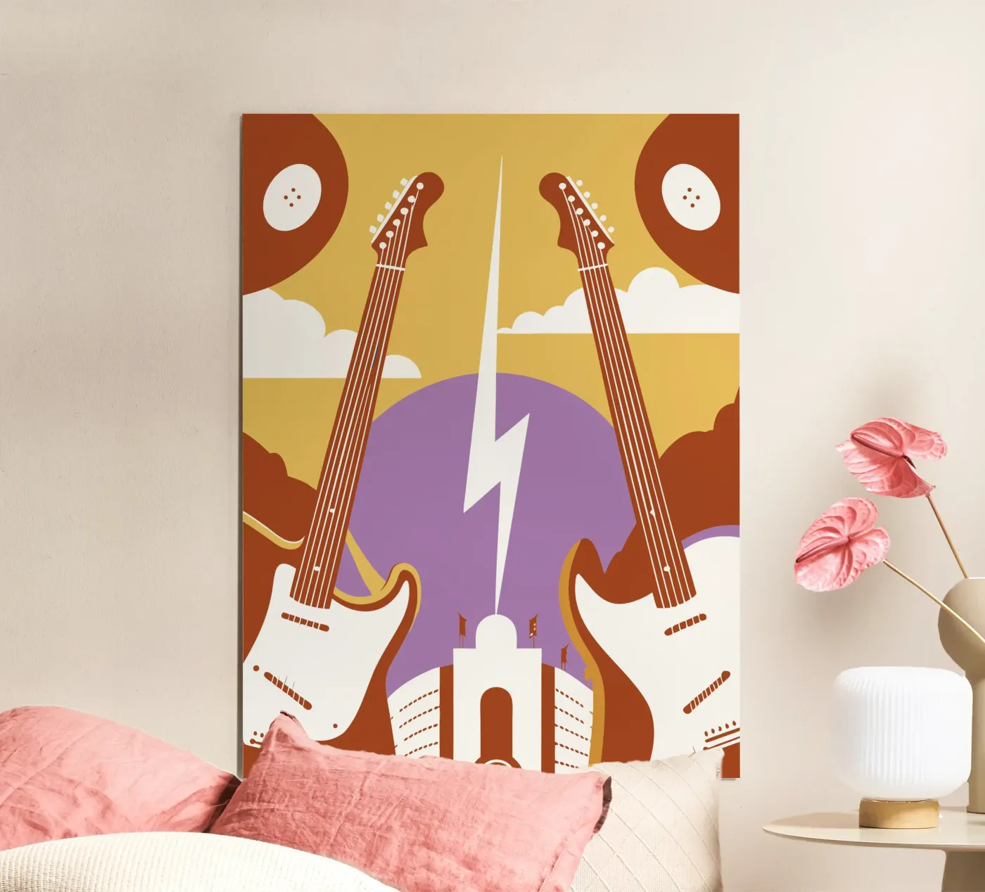 Two Guitars poster by STORE PRESENCE