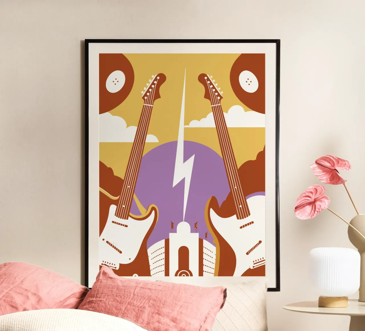 Due chitarre poster da STORE PRESENCE