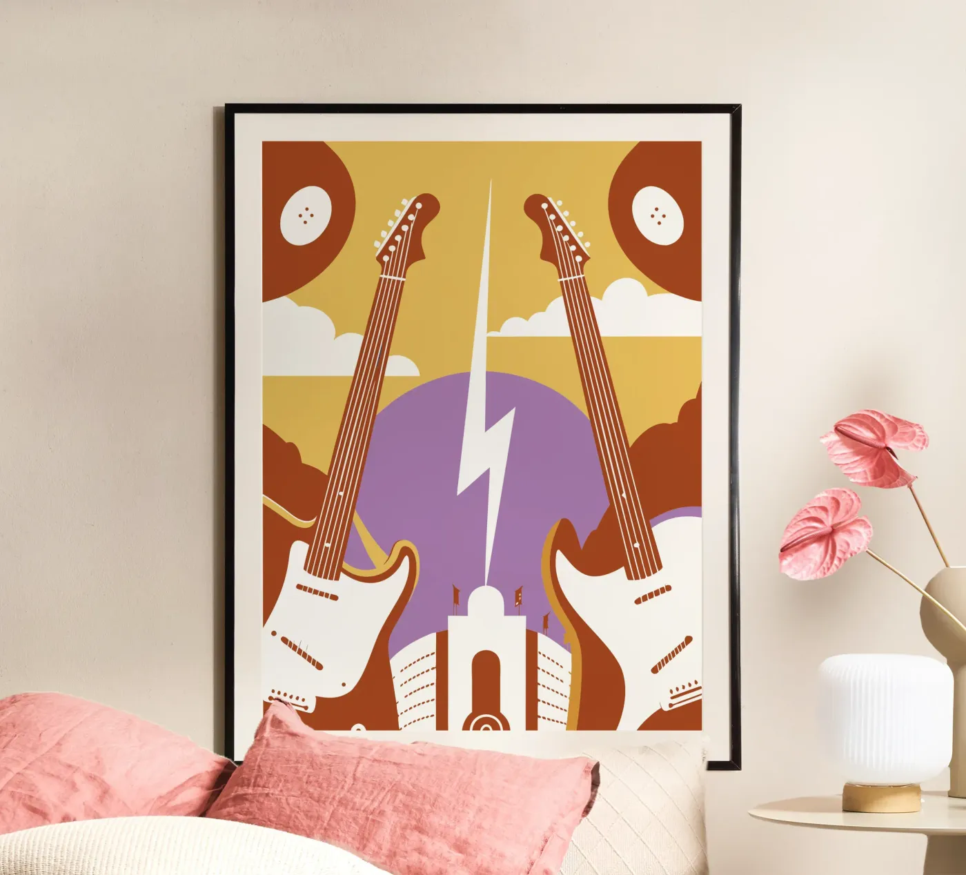 Two Guitars poster by STORE PRESENCE