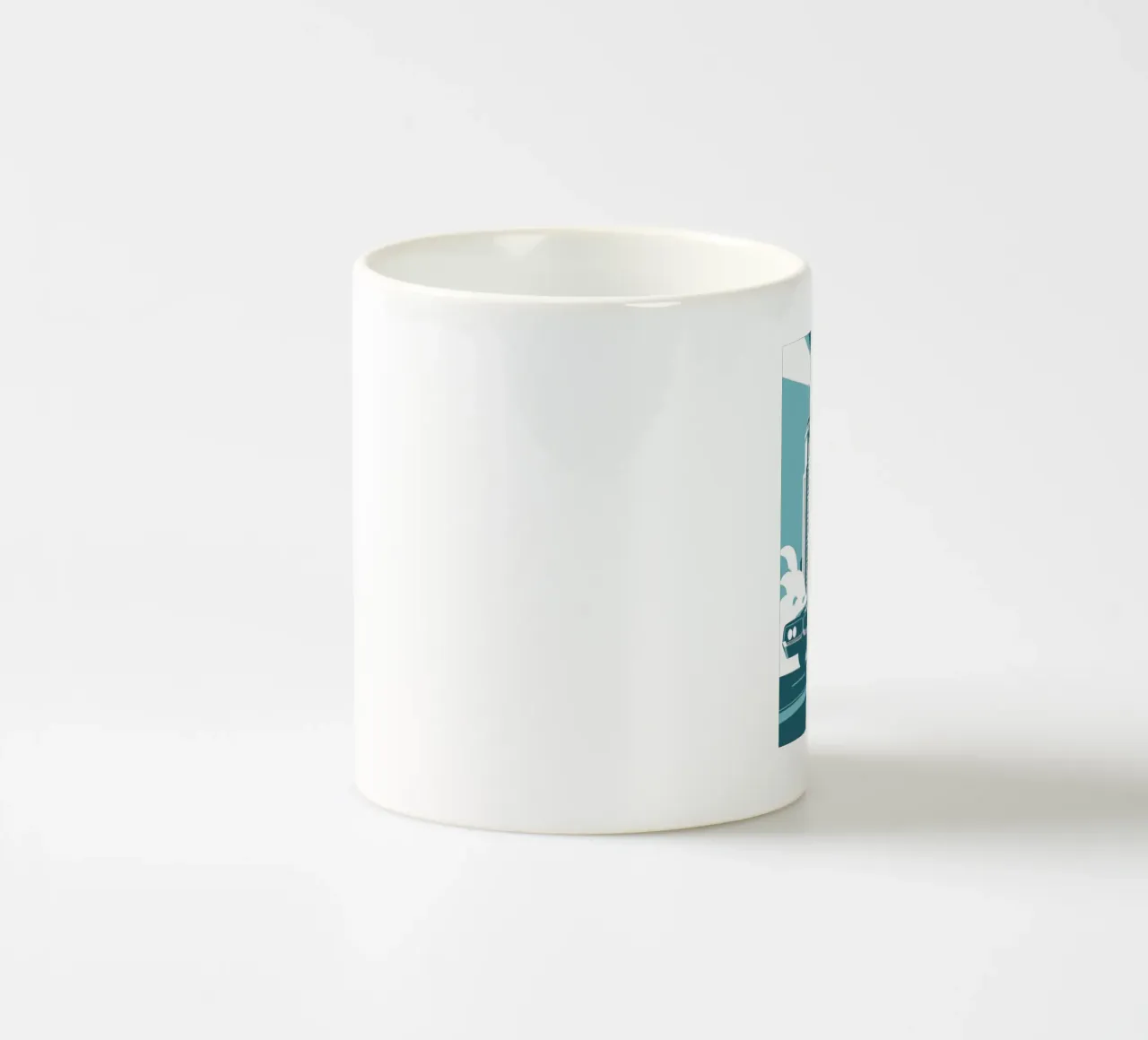 Auto d'epoca nell'area urbana tazza in ceramica da STORE PRESENCE