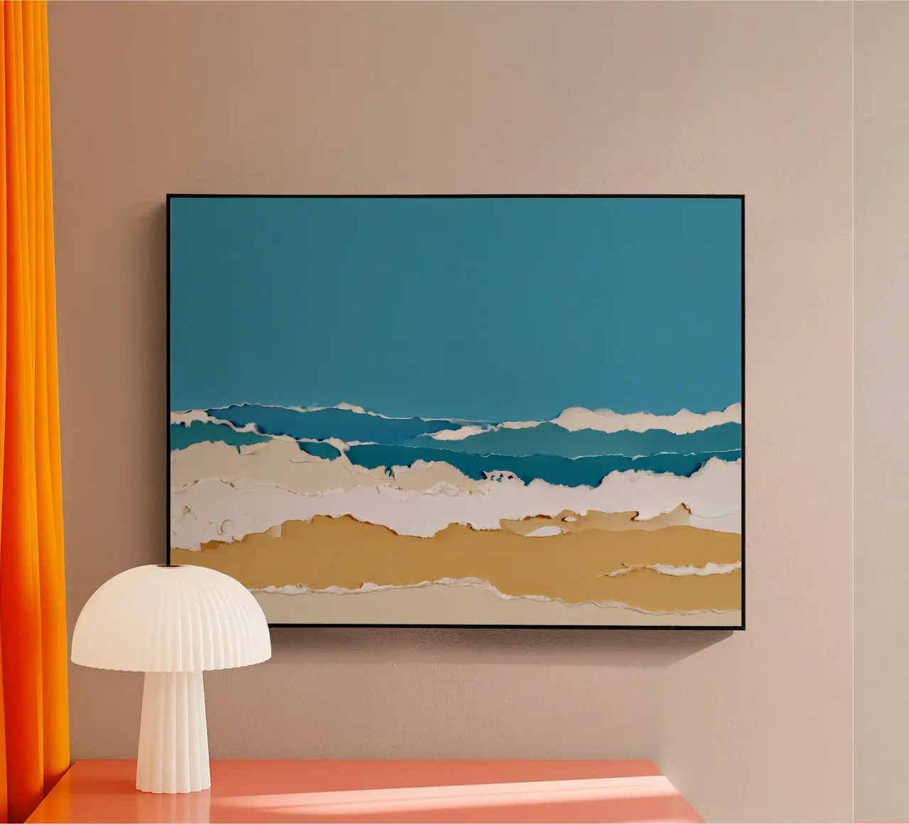 Marea e sabbia plexiglass da Seed & Signal