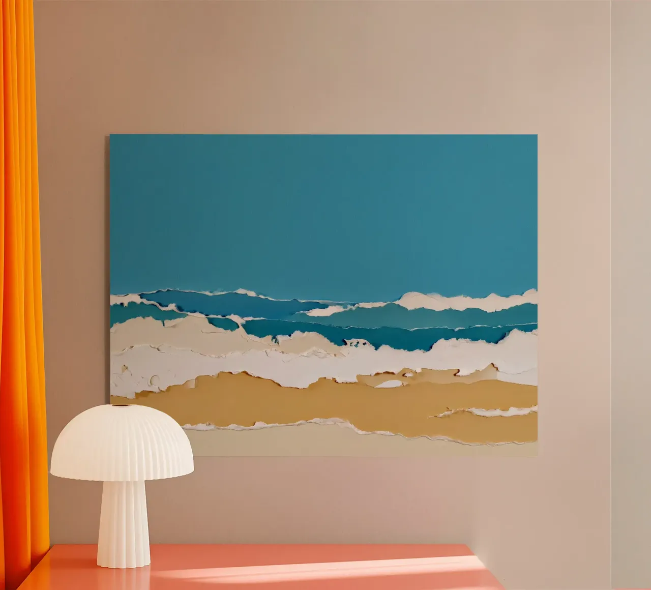 Marea e sabbia plexiglass da Seed & Signal